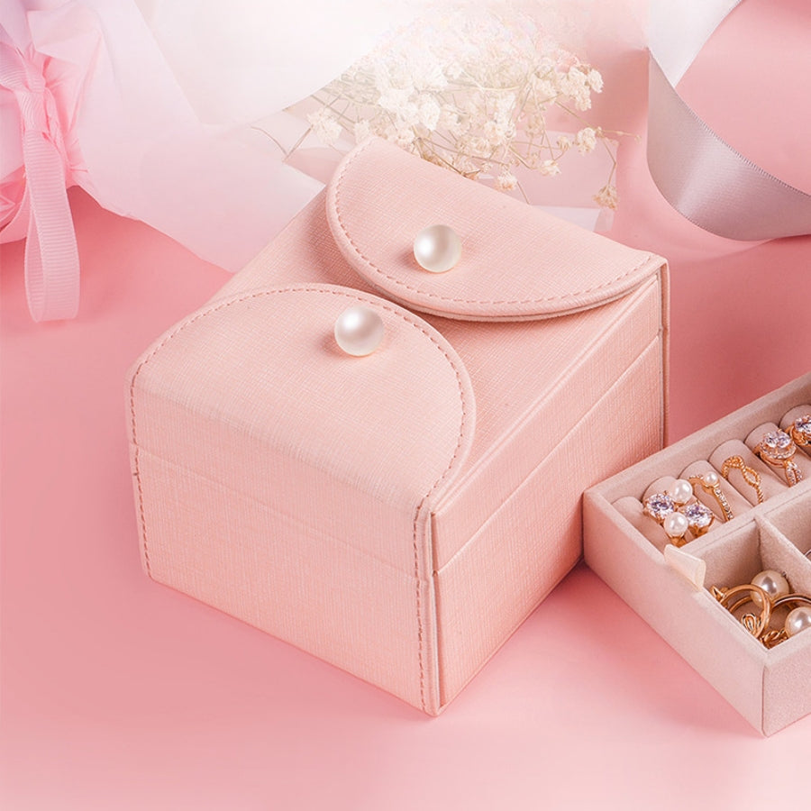 GLITTER GROTTO Compact Travel Jewelry Organizer Box 2