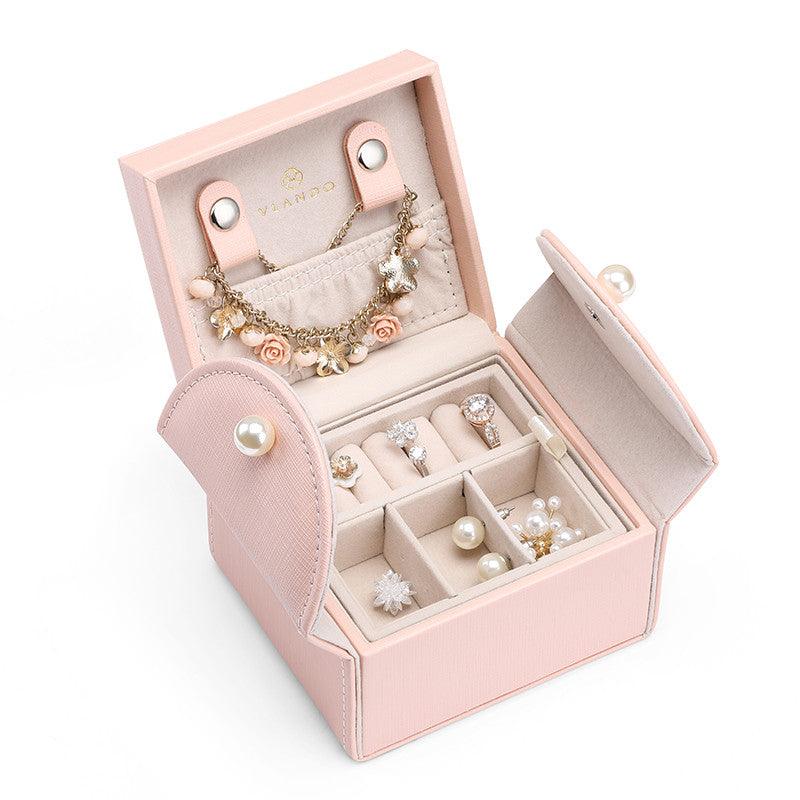 GLITTER GROTTO Compact Travel Jewelry Organizer Box | RAMODO JEWELRY