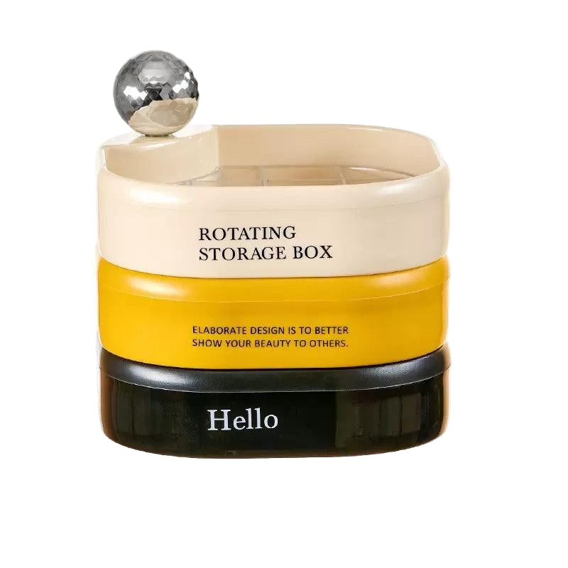 HELLO LUXE Multi-Layer Rotating Storage Organizer