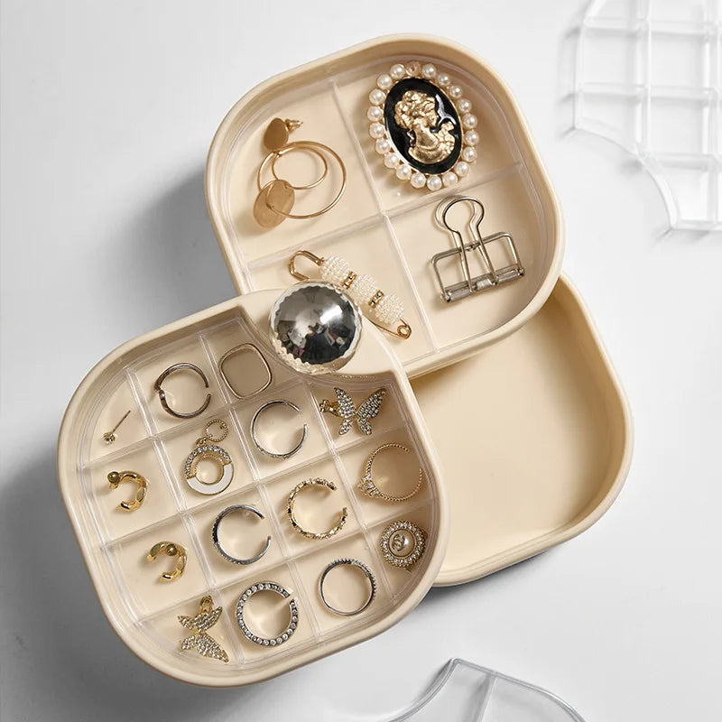 HELLO LUXE Multi-Layer Rotating Storage Organizer