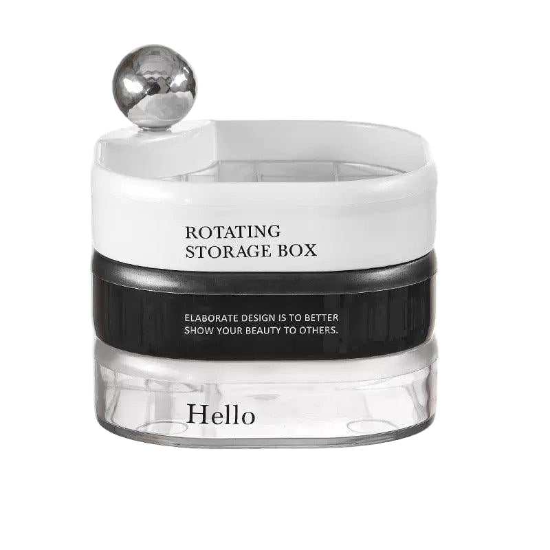 HELLO LUXE Multi-Layer Rotating Storage Organizer