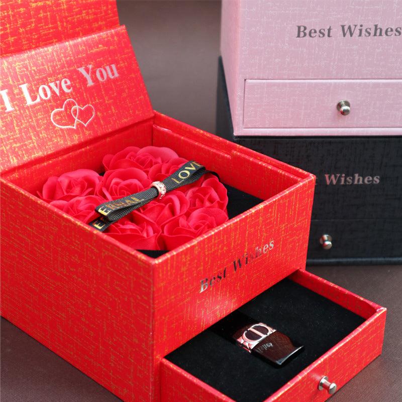 LOVE'S LUMINOUS Eternal Rose Gift Box | RAMODO JEWELRY