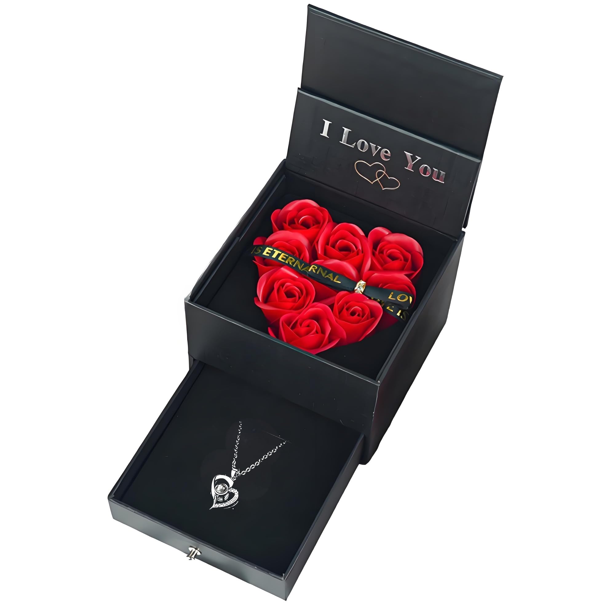 LOVE'S LUMINOUS Eternal Rose Gift Box | RAMODO JEWELRY
