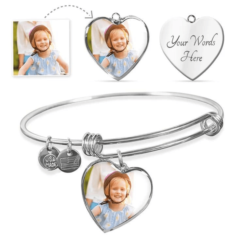 MEM LOCKET: Personalized Photo Locket Bangle | RAMODO JEWELRY
