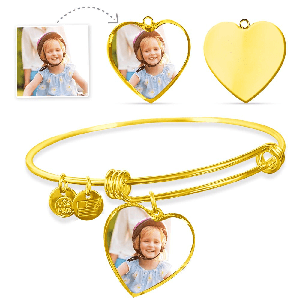 MEM LOCKET: Personalized Photo Locket Bangle | RAMODO JEWELRY