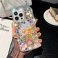 RAMODO Flower Bow Tie Rhinestone iPhone Case