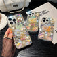 RAMODO Flower Bow Tie Rhinestone iPhone Case