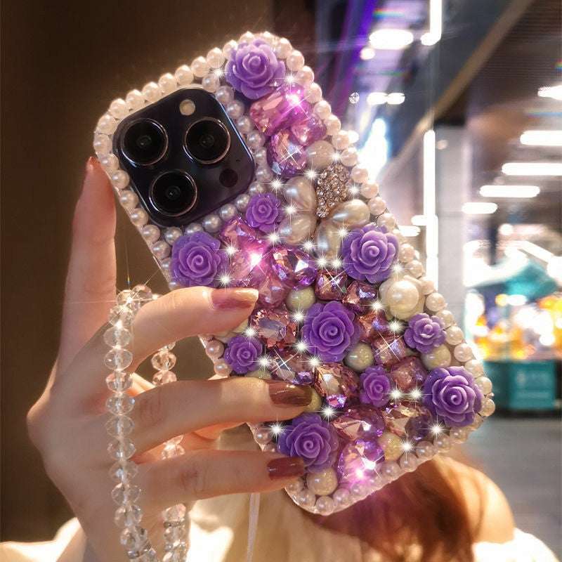 RAMODO Blossom Glam Crystal Bracelet iPhone Case