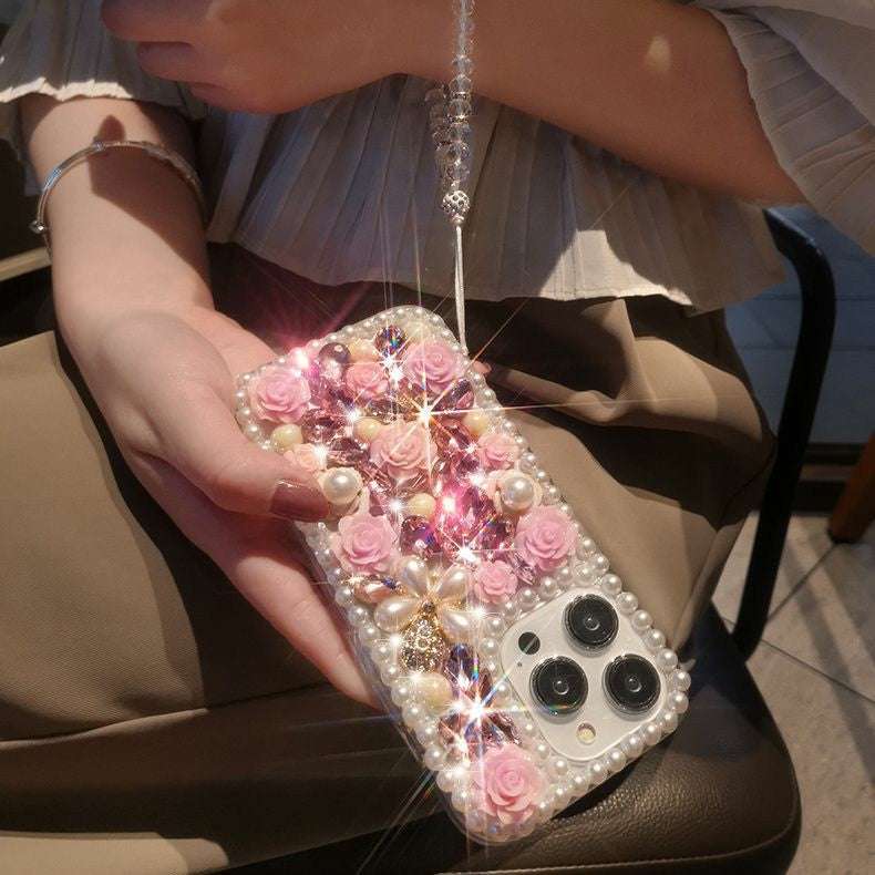 RAMODO Blossom Glam Crystal Bracelet iPhone Case