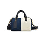 The Denim Duo - Two-Tone Crossbody Bag with Contrast Stitching