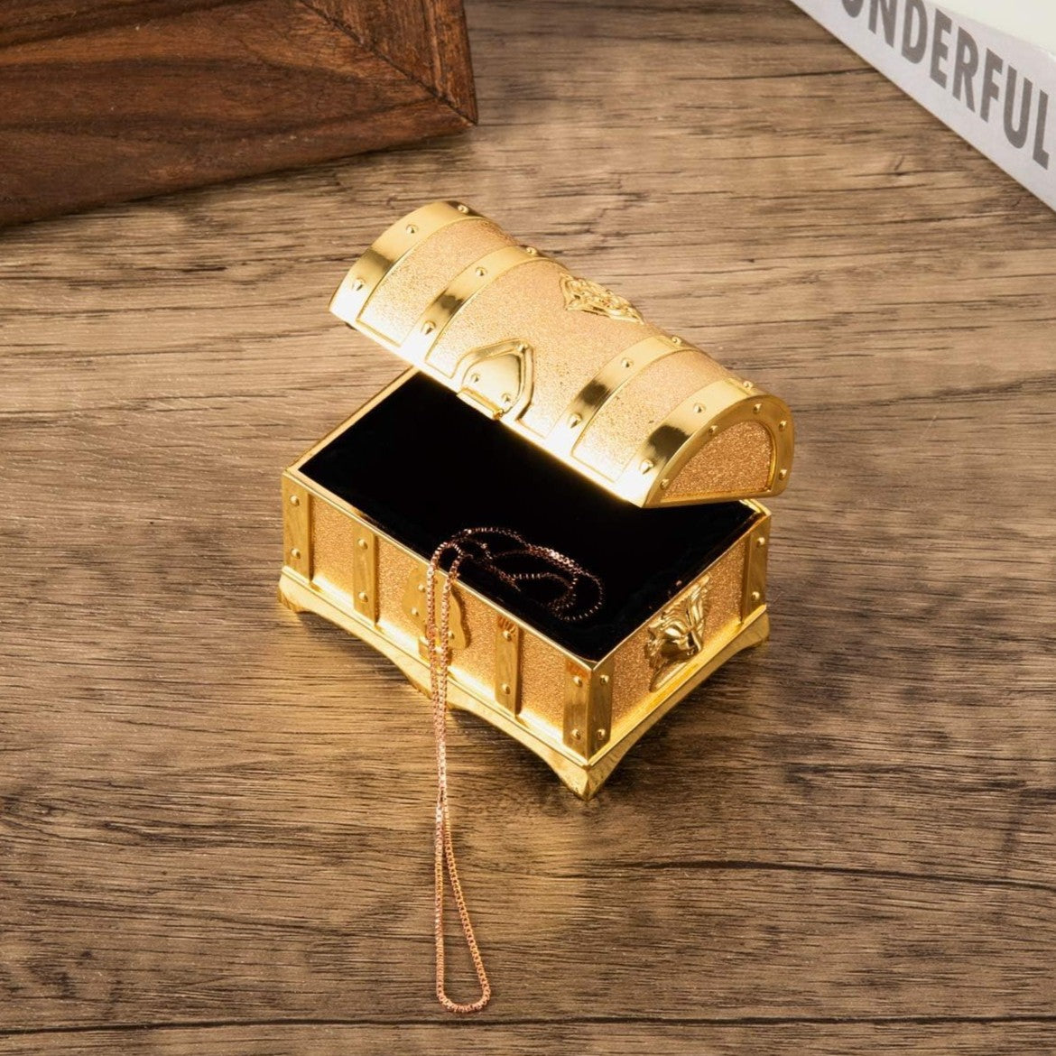 OPEN SESAME Mini Pirate Treasure Chest Jewelry Box | RAMODO JEWELRY