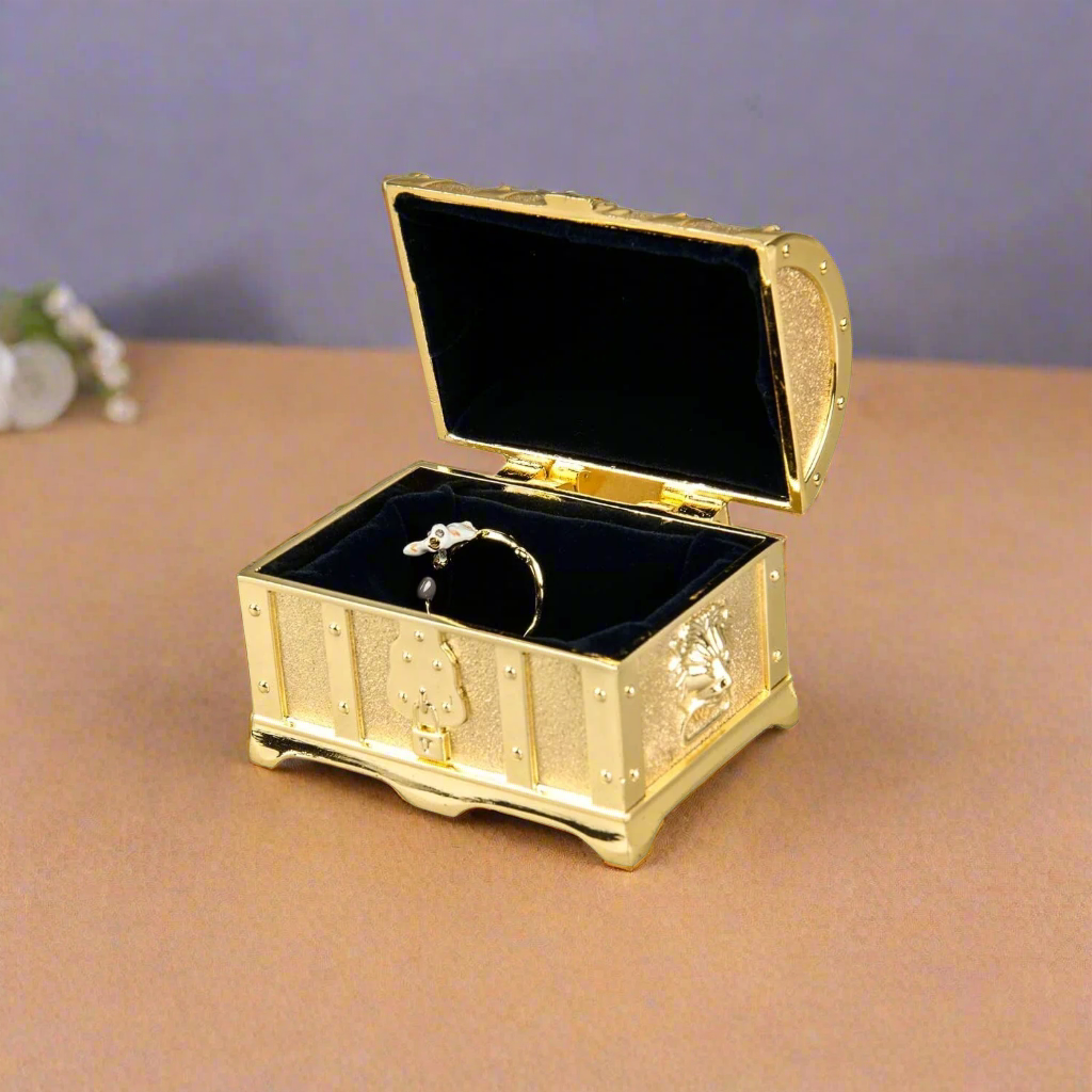 OPEN SESAME Mini Pirate Treasure Chest Jewelry Box | RAMODO JEWELRY