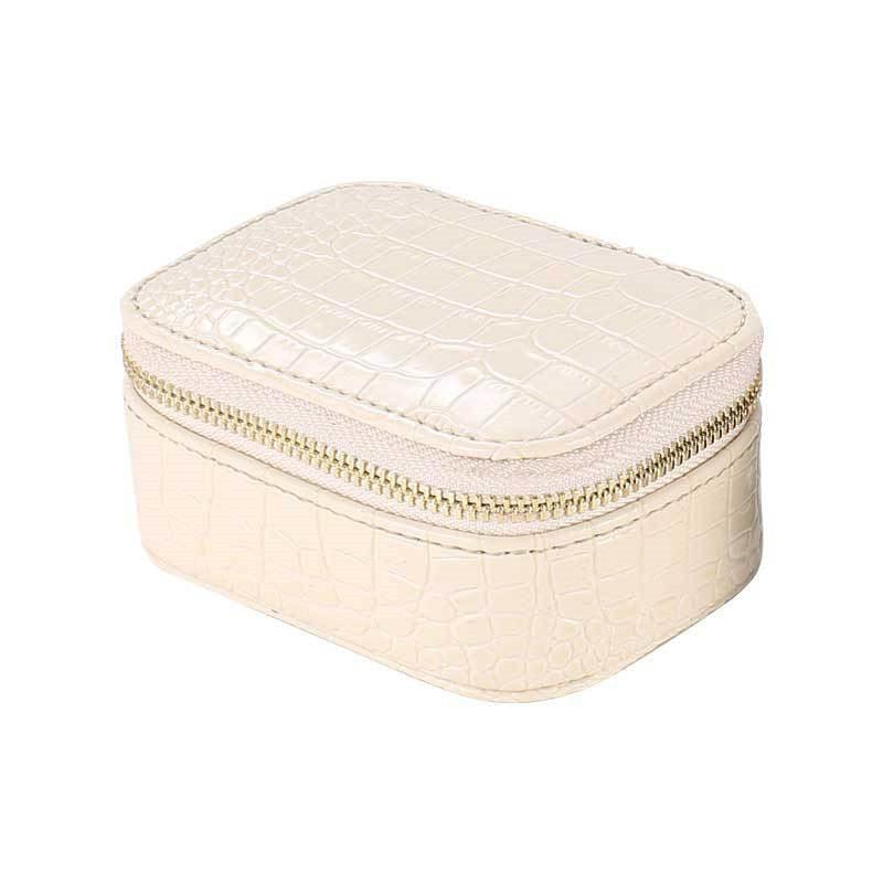 PEARL POUCH Quilted Travel Jewelry Case with Zipper | RAMODO JEWELRY