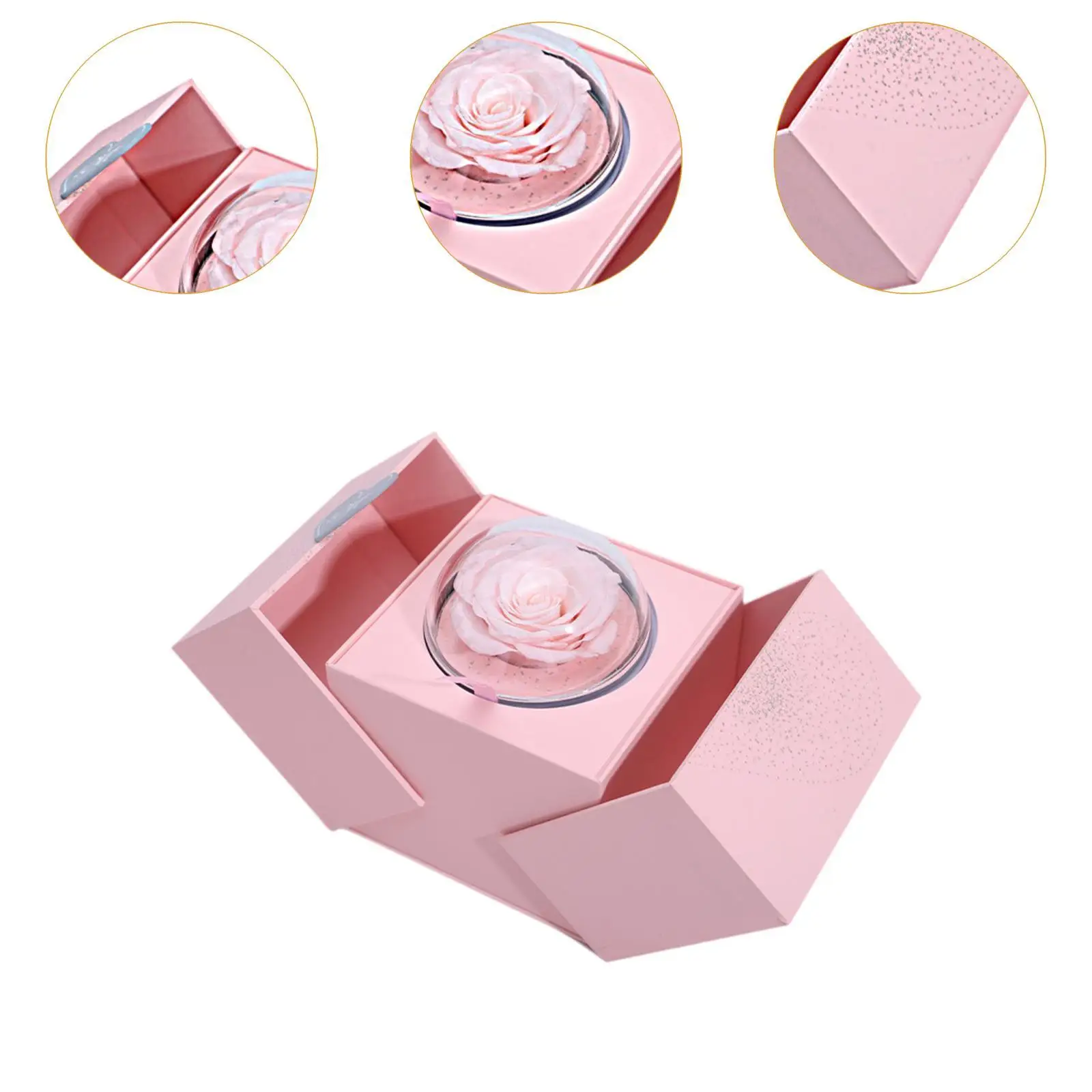 PETAL PERCH Eternal Flower Display Gift Box | RAMODO JEWELRY