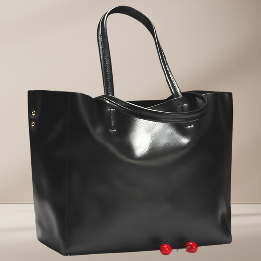 Luxe Leather Tote: Timeless & Sophisticated