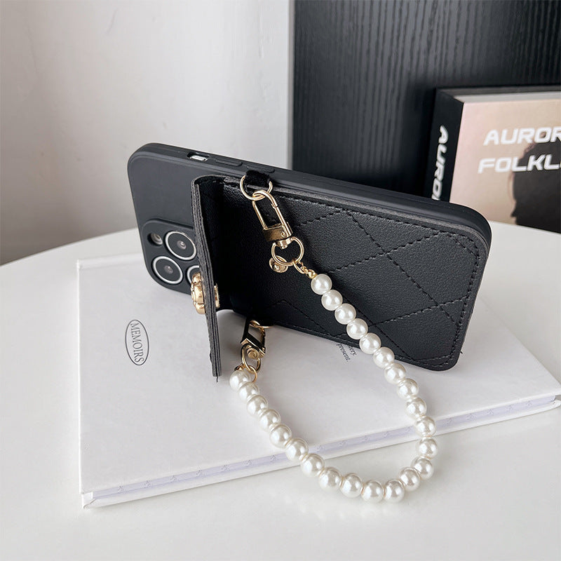 RAMODO Diamond Flower Crossbody iPhone Case