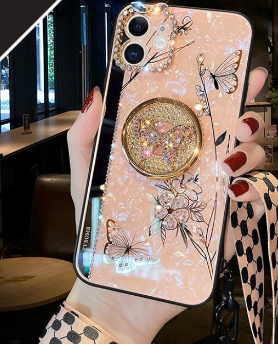 RAMODO Dielianhua Rhinestone iPhone Case