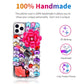 RAMODO Enchanted Blossom 3D Rhinestone iPhone Case