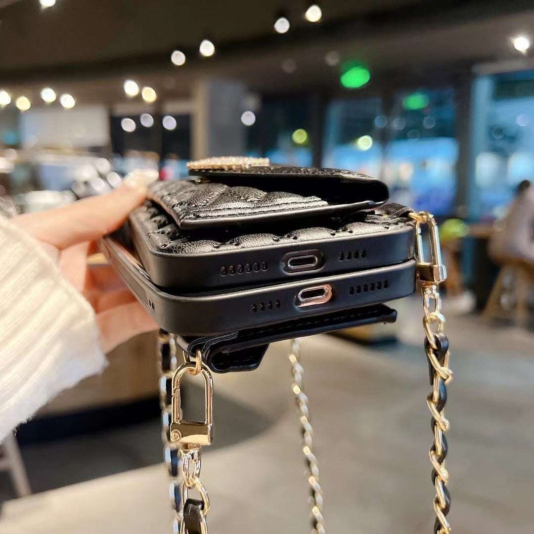 RAMODO Love Diamond Messenger Phone Case – Stylish & Functional