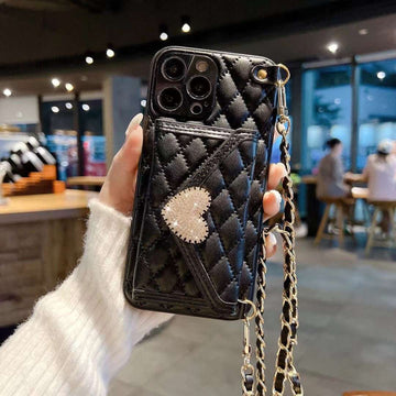 RAMODO Love Diamond Messenger Phone Case – Stylish & Functional