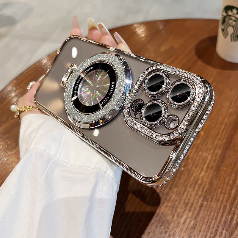 RAMODO Luxury Plating Diamond Gradient Phone Case