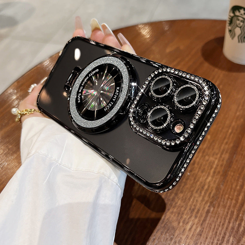 RAMODO Luxury Plating Diamond Gradient Phone Case