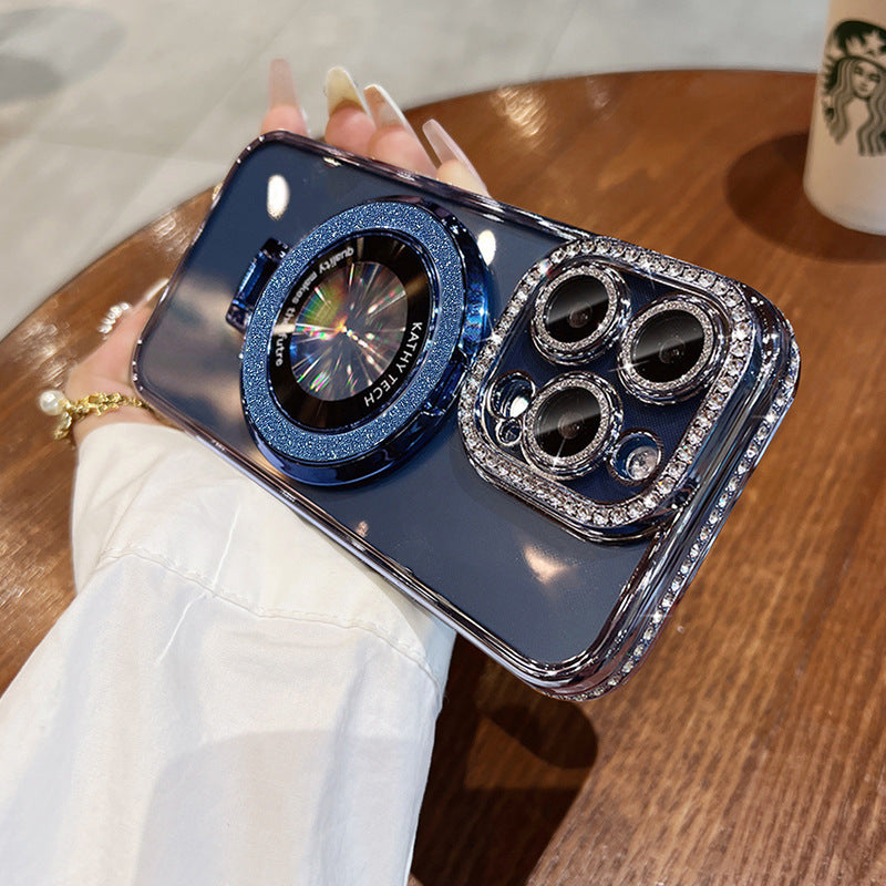 RAMODO Luxury Plating Diamond Gradient Phone Case