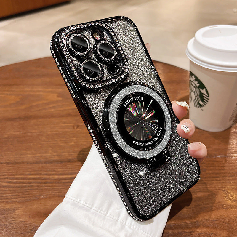 RAMODO Luxury Plating Diamond Gradient Phone Case