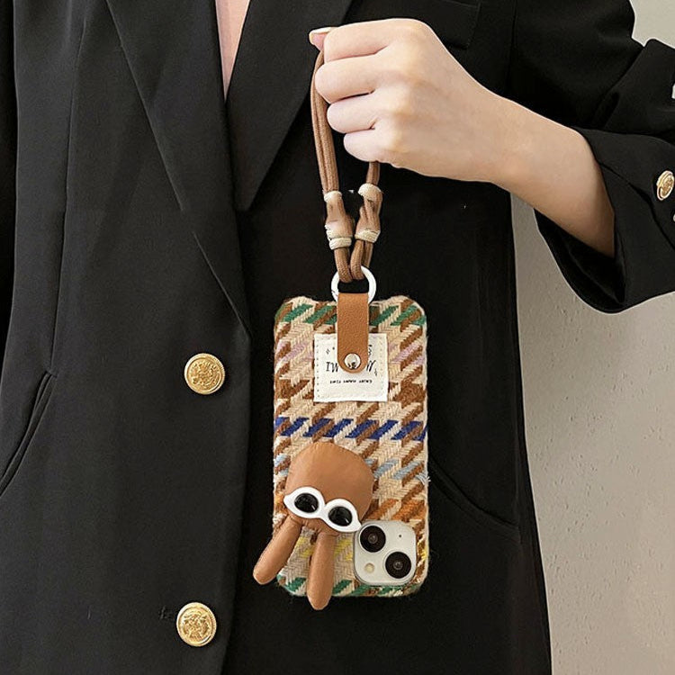 RAMODO Vintage Rabbit Phone Case with Strap