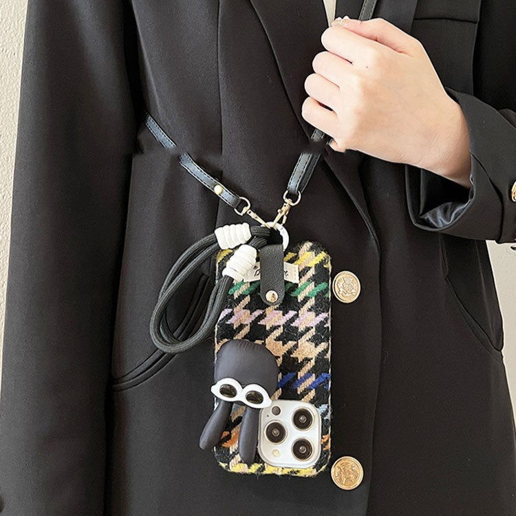 RAMODO Vintage Rabbit Phone Case with Strap