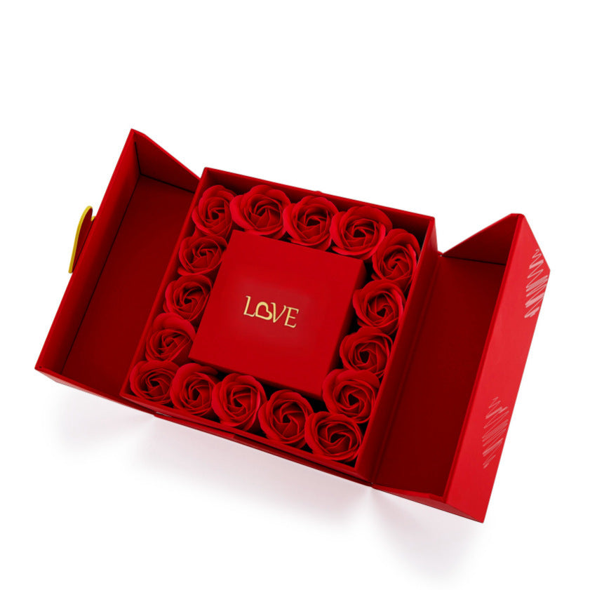 ROUGE ROMANCE Eternal Rose Gift Box & Jewelry Case | RAMODO JEWELRY