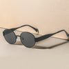 Retro Metal Oval Sunglasses