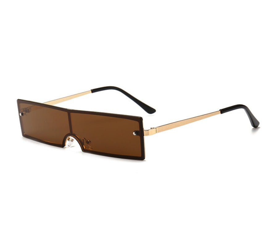 Retro Square Sunglasses - Trendy Rectangular Shades for Men & Women