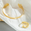 THE INFINITY EMBRACE BRACELET and RING SET | RAMODO JEWELRY