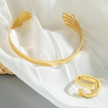 THE INFINITY EMBRACE BRACELET and RING SET | RAMODO JEWELRY