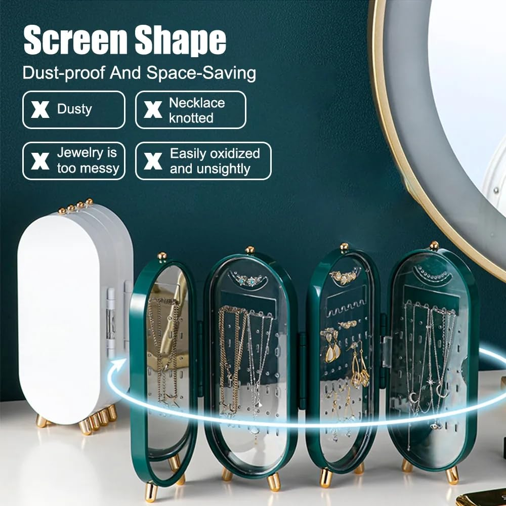 TREASURE TROVE 4-Layer Foldable Jewelry Organizer | RAMODO JEWELRY