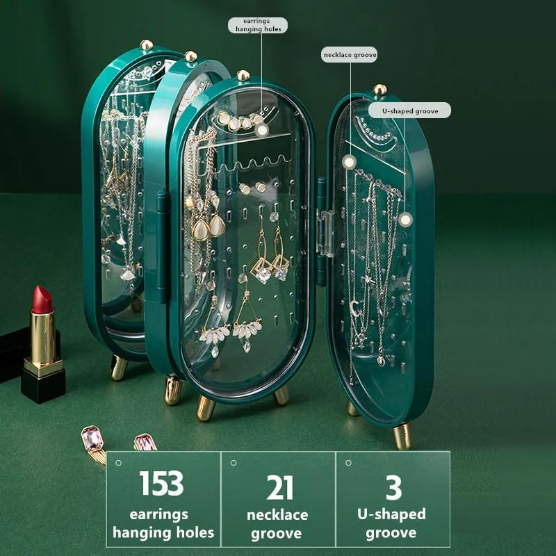 TREASURE TROVE 4-Layer Foldable Jewelry Organizer | RAMODO JEWELRY