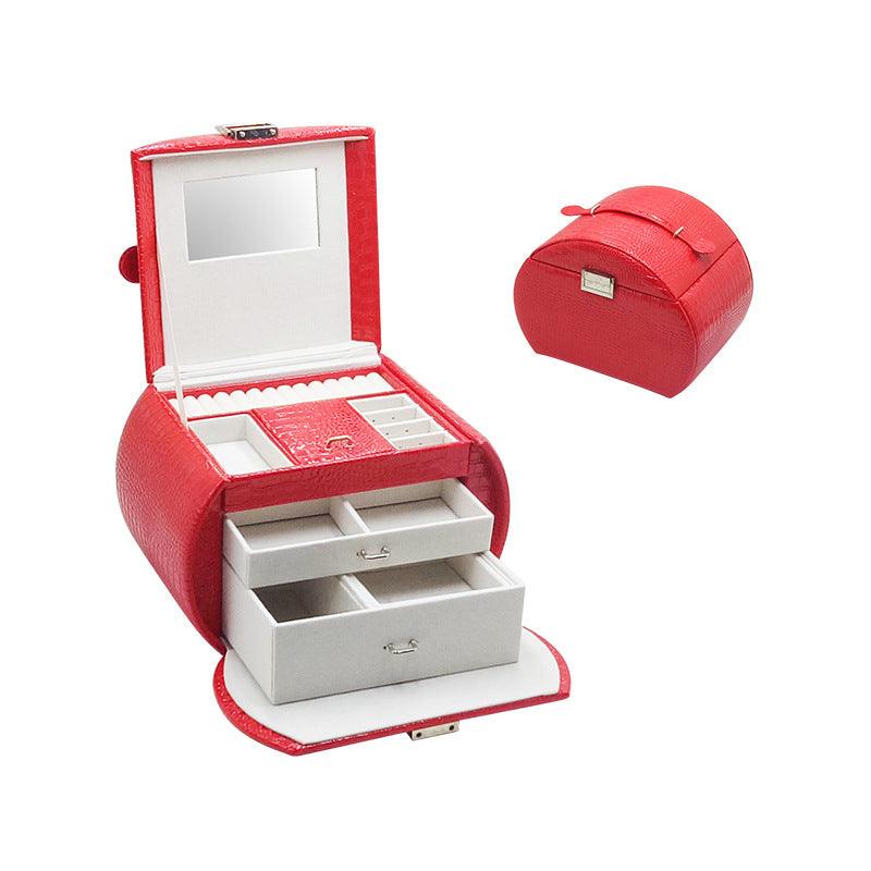 TREASURE VAULT ELITE 4-Tier Luxury Jewelry Box - RAMODO JEWELRY