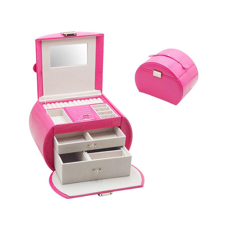 TREASURE VAULT ELITE 4-Tier Luxury Jewelry Box - RAMODO JEWELRY