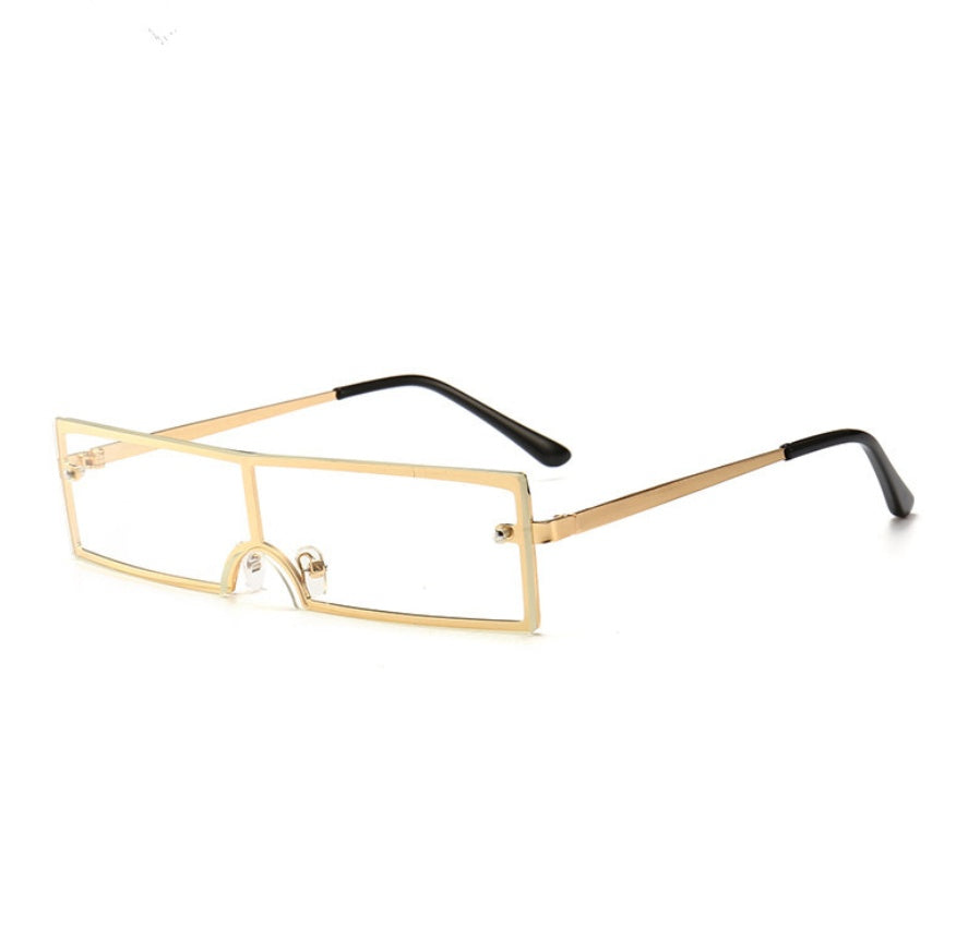 Retro Square Sunglasses - Trendy Rectangular Shades for Men & Women