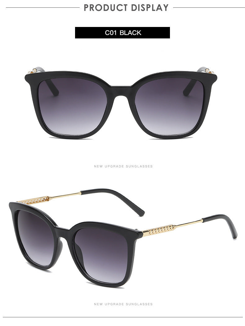 Hollow Metal Sunglasses - Vintage Chic for Trendsetters