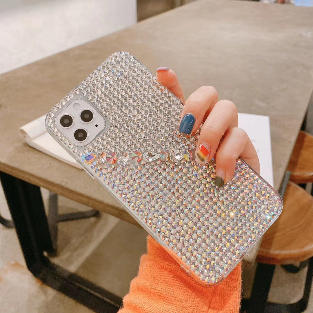 RAMODO Full Diamond Rhinestone Plating iPhone Case