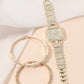 Women's Square Diamond Bracelet Fashion Quartz Watch - RAMODO JEWELRY