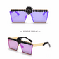 Glam Diamond Square Sunglasses - Statement Piece