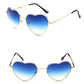 Love-Struck Heart Sunglasses - Retro Chic & Trendy