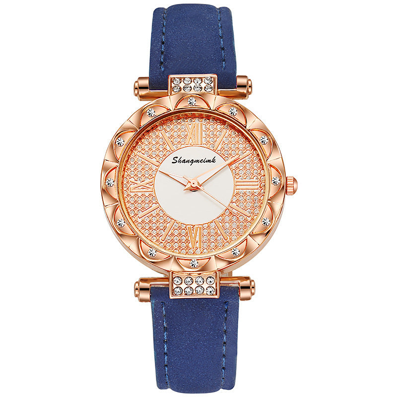 Diamond-encrusted Starry Belt Women's Quartz Watch - RAMODO JEWELRY