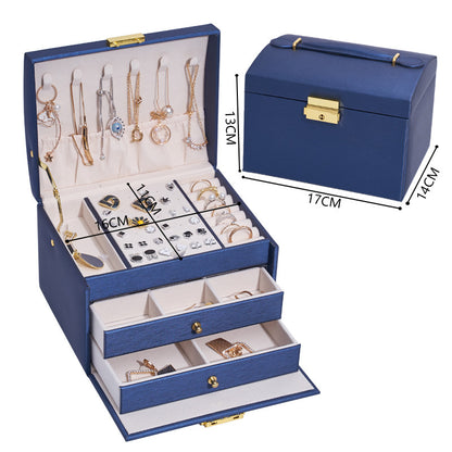 Three-layer Drawer Type Jewelry Storage Box Creative Jewelry Box - RAMODO JEWELRY