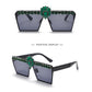 Glam Diamond Square Sunglasses - Statement Piece