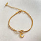 Personalized Initial Knotted Bracelet - Gold/Silver - Dainty & Elegant