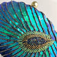 RAMODO Peacock Shell - Beaded Clutch Inspired by Nature